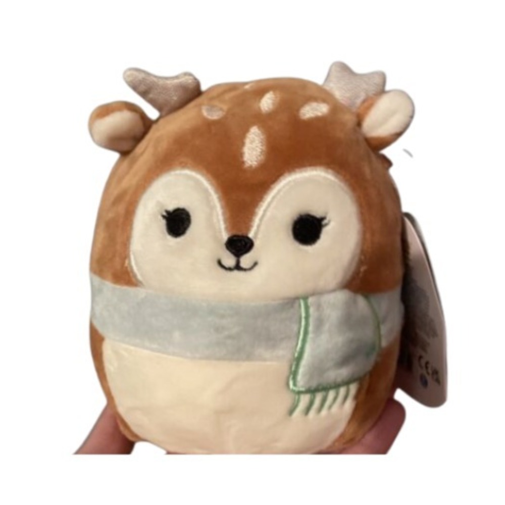 Squishmallows Deer Plush Toy Squad B 5" Dawn the -NEW-Original w'tag